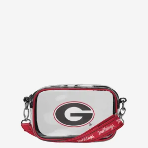 Georgia Bulldogs Team Stripe Clear Crossbody Bag
