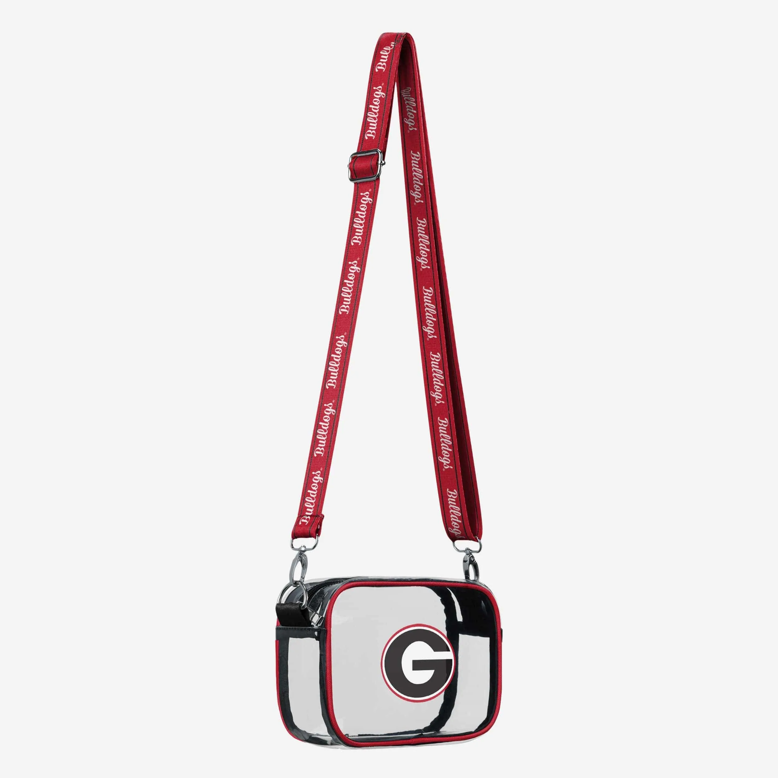 Georgia Bulldogs Team Stripe Clear Crossbody Bag
