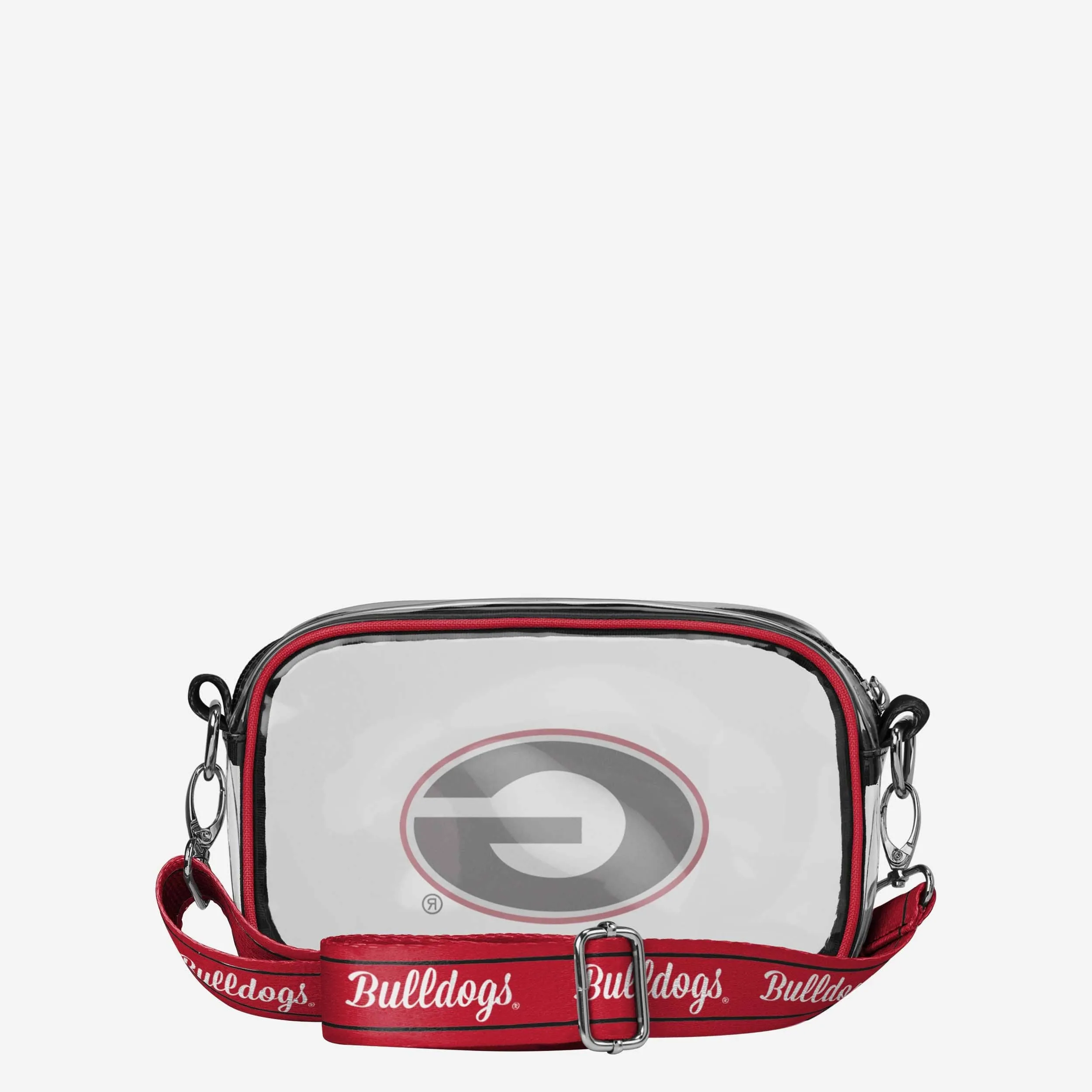 Georgia Bulldogs Team Stripe Clear Crossbody Bag