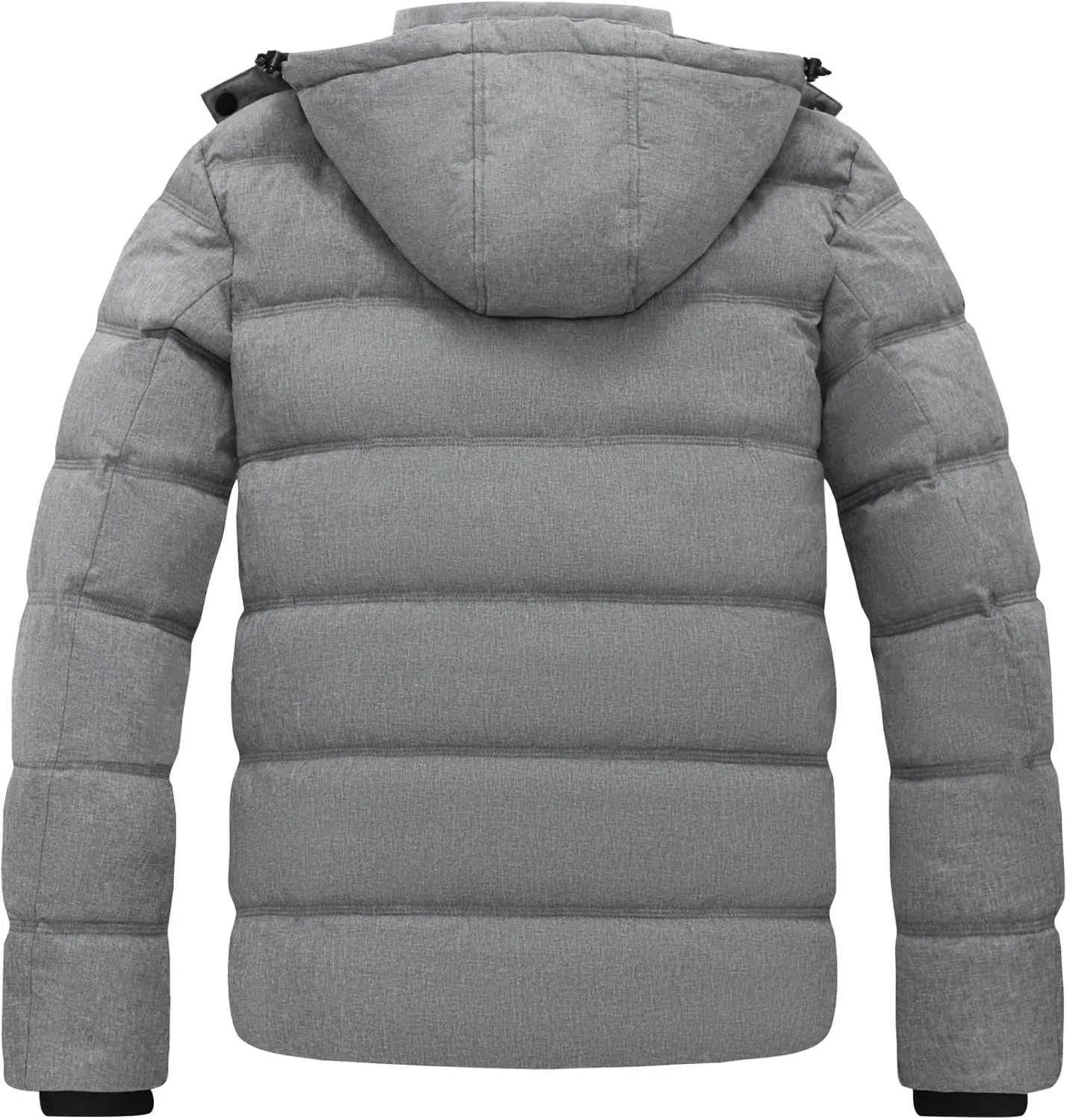 GGleaf Men's Hooded Winter Coat Warm Puffer Jacket Thicken Quilted Jacket
