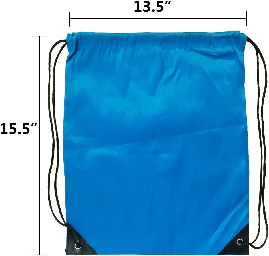 GoodtoU Drawstring Backpack Bulk- Cinch sack backpack 48 Pcs 4 Color Drawstring Bags Bulk