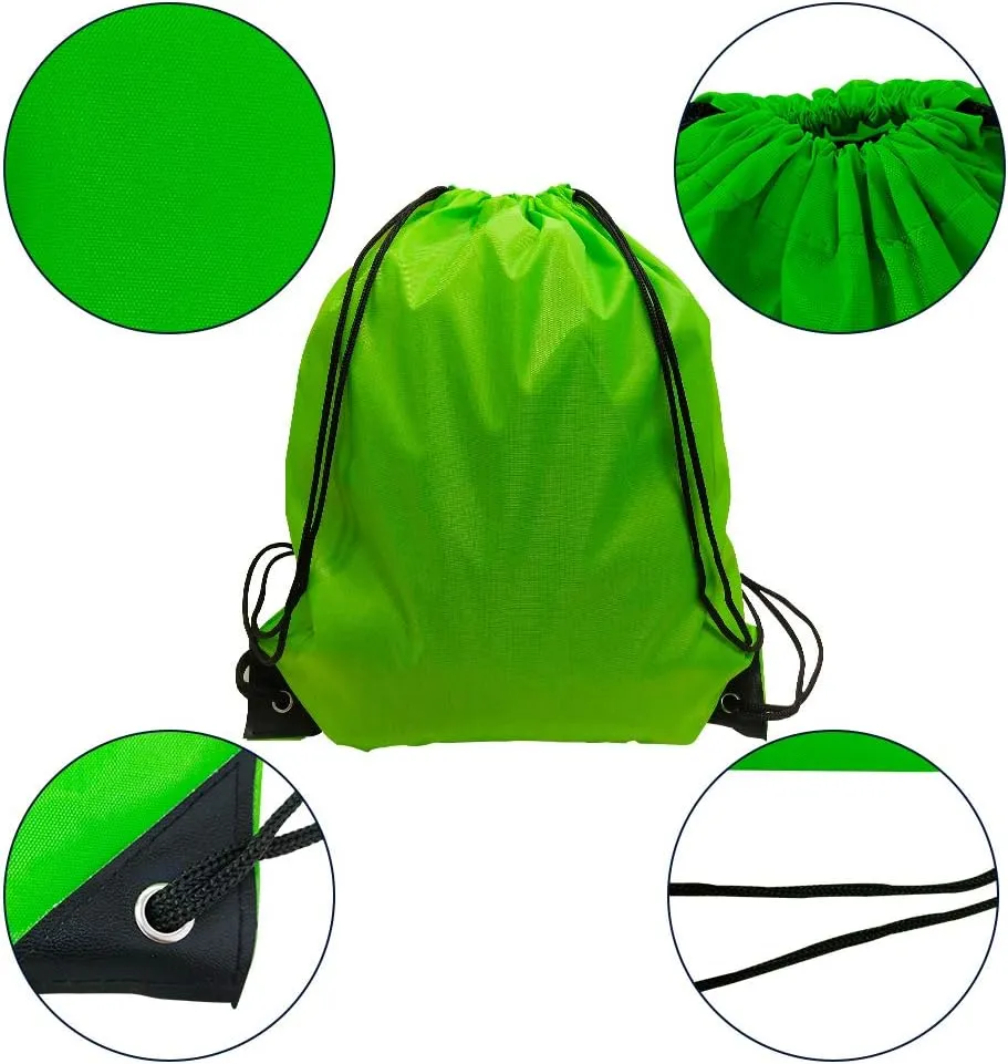 GoodtoU Drawstring Backpack Bulk- Cinch sack backpack 48 Pcs 4 Color Drawstring Bags Bulk