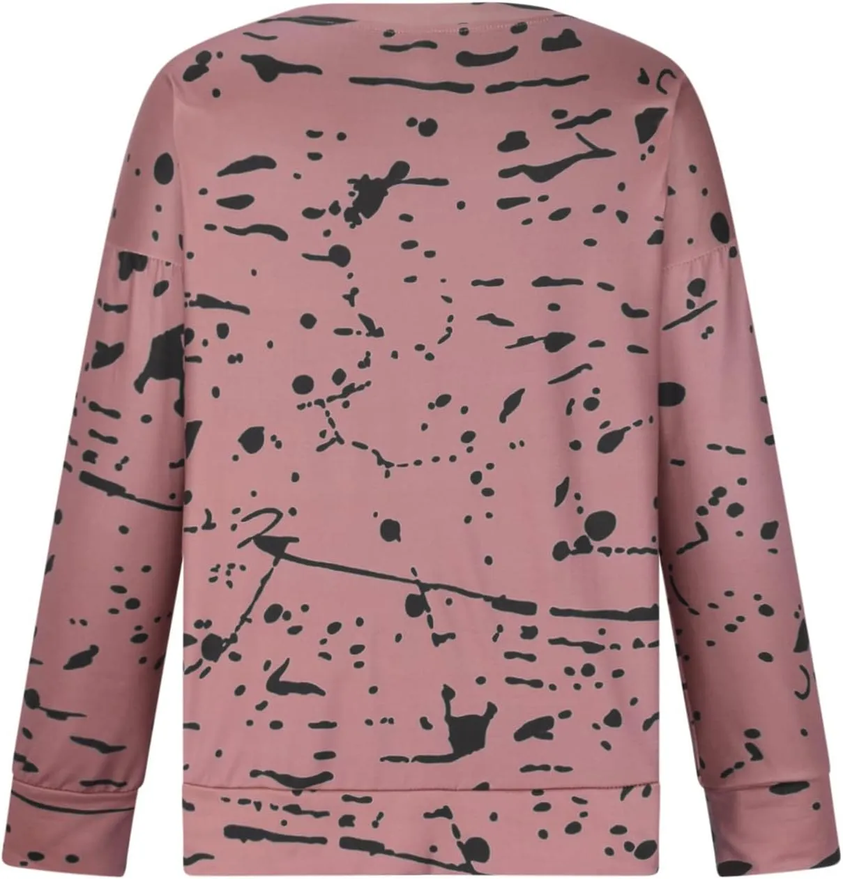 Graphic Tees for Women Vintage Fashion Long Sleeve Crewneck Sweatshirts Causal Fashion Blouse Loose Fall Pullover