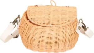 Handmade Rattan Basket for Adorable Cross Body Bag Multi Functional Storage Photo Prop Lightweight Design Present