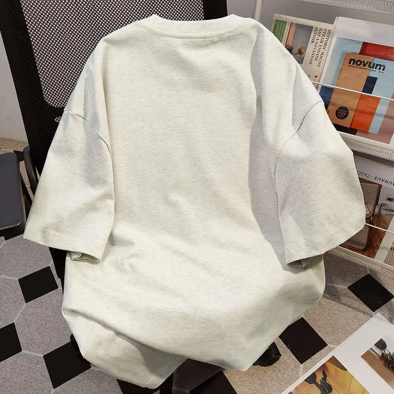 Harajuku Oversized Shirts Goth Punk Cat Print Tees Summer Streetwear Casual Baggy Tshirts Y2k Tee Tops