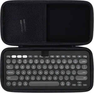 Hard Case Compatible with Logitech Pebble Keys 2 K380s K380 Keyboard (Graphite Case)