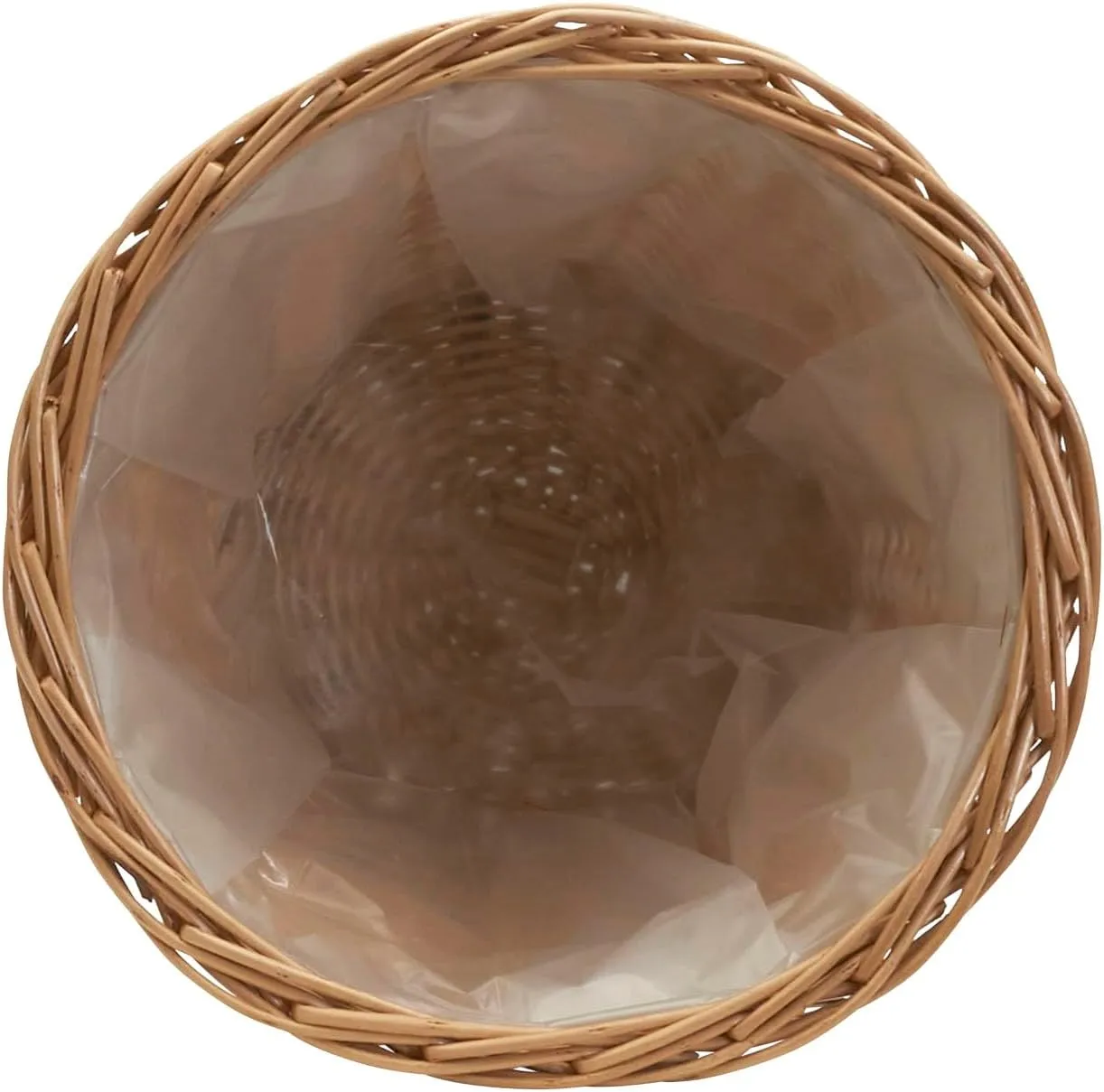 Household Essentials ML-2312 Medium Willow Waste Basket, Natural