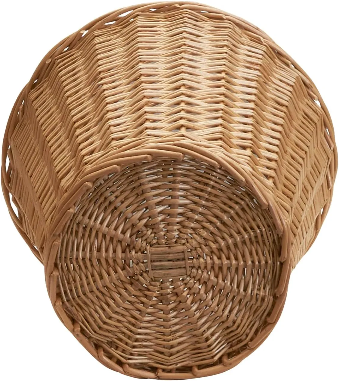 Household Essentials ML-2312 Medium Willow Waste Basket, Natural