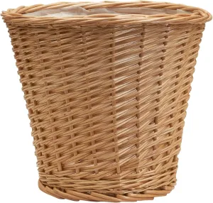 Household Essentials ML-2312 Medium Willow Waste Basket, Natural