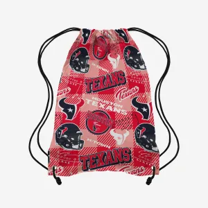 Houston Texans Thematic Repeat Print Drawstring Backpack