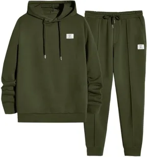 JMIERR Men's 2 Piece Outfits Hoodie Sweatshirt Tracksuit & Joggers Sweatpants Sweatsuit Set