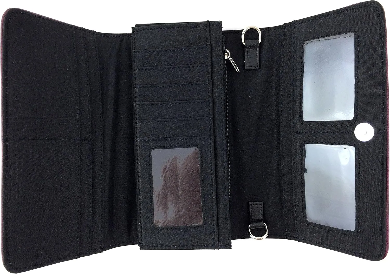 Justin West Autumn Fringe Cut Concho Rhinestone Concealed Carry Handbag Purse Matching Wallet