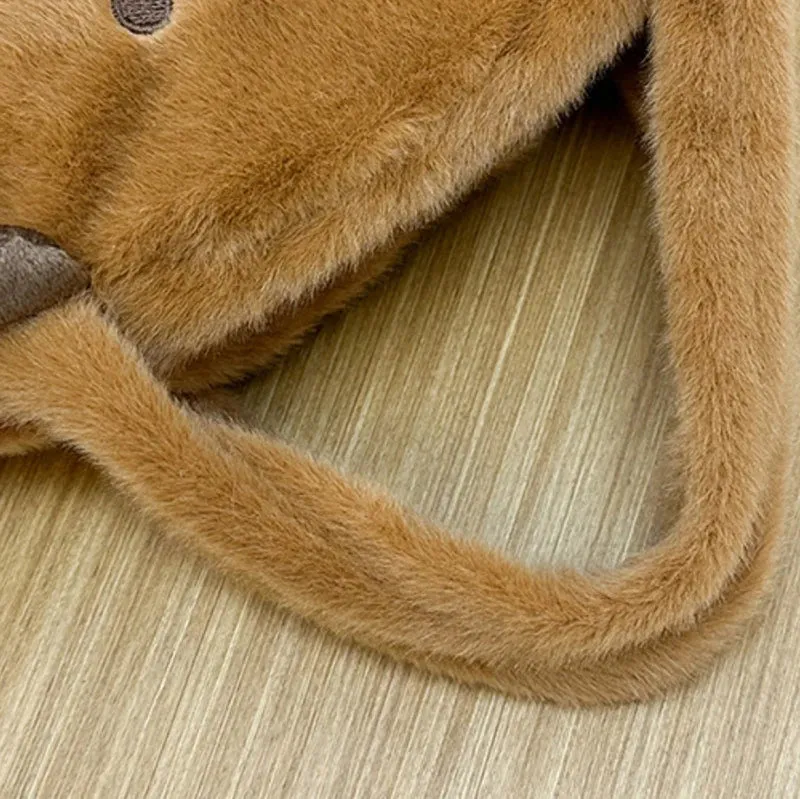 Kawaii New Capybara Plush Backpack For Women Versatile Cartoon Funny Capibala Bag Large Capacity Tote Bag Children's Gift