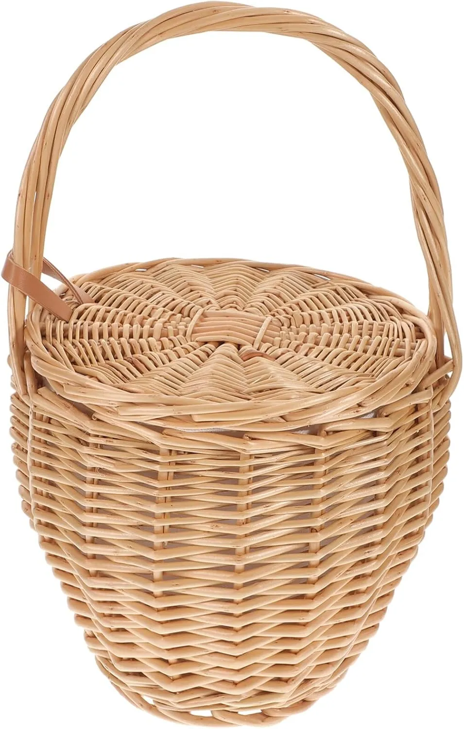 Kichvoe Trendy Rattan Handbag Fashion Travel Bag Duffle Bag Women Tote Crossbody Purse Ideal for Shopping Lunch Home Random Color