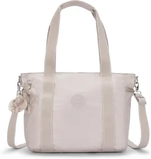 Kipling Women's Asseni Small Tote Bag, Versatile Lightweight Purse, Nylon Shoulder Bag