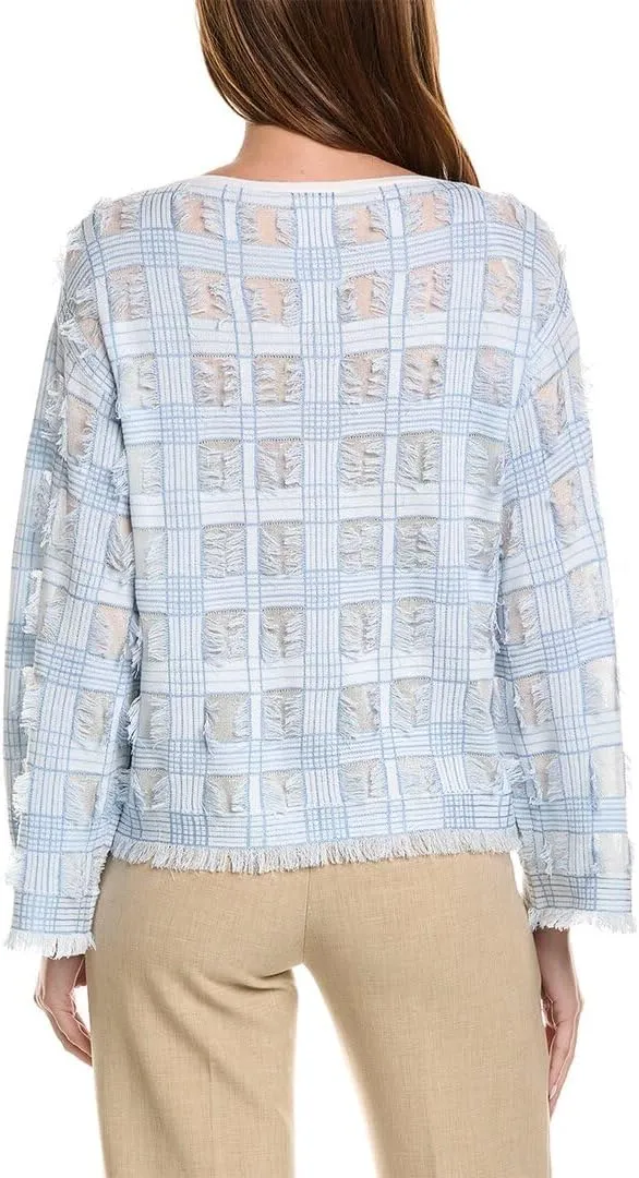 Lafayette 148 New York Bateau Neck Wool-Blend Pullover