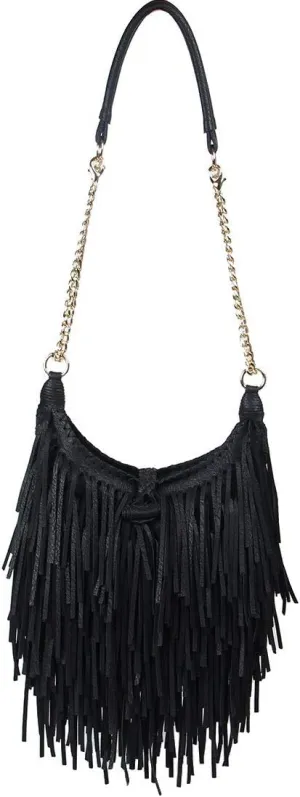 Lanpet Women Fringe Tassel Cross Body Bag Leisure Shoulder Bag