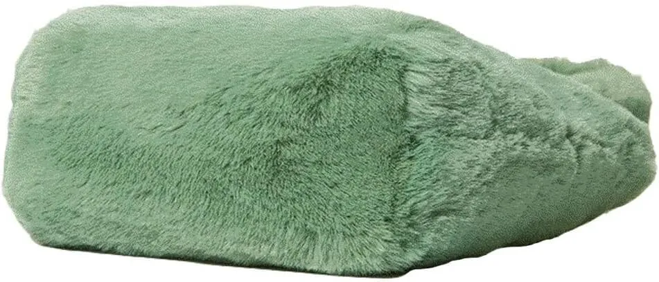 Large Capacity Shoulder Tote Purse Wallet for Autumn and Winter Plush Faux Fur Top Handle Handbag for Women