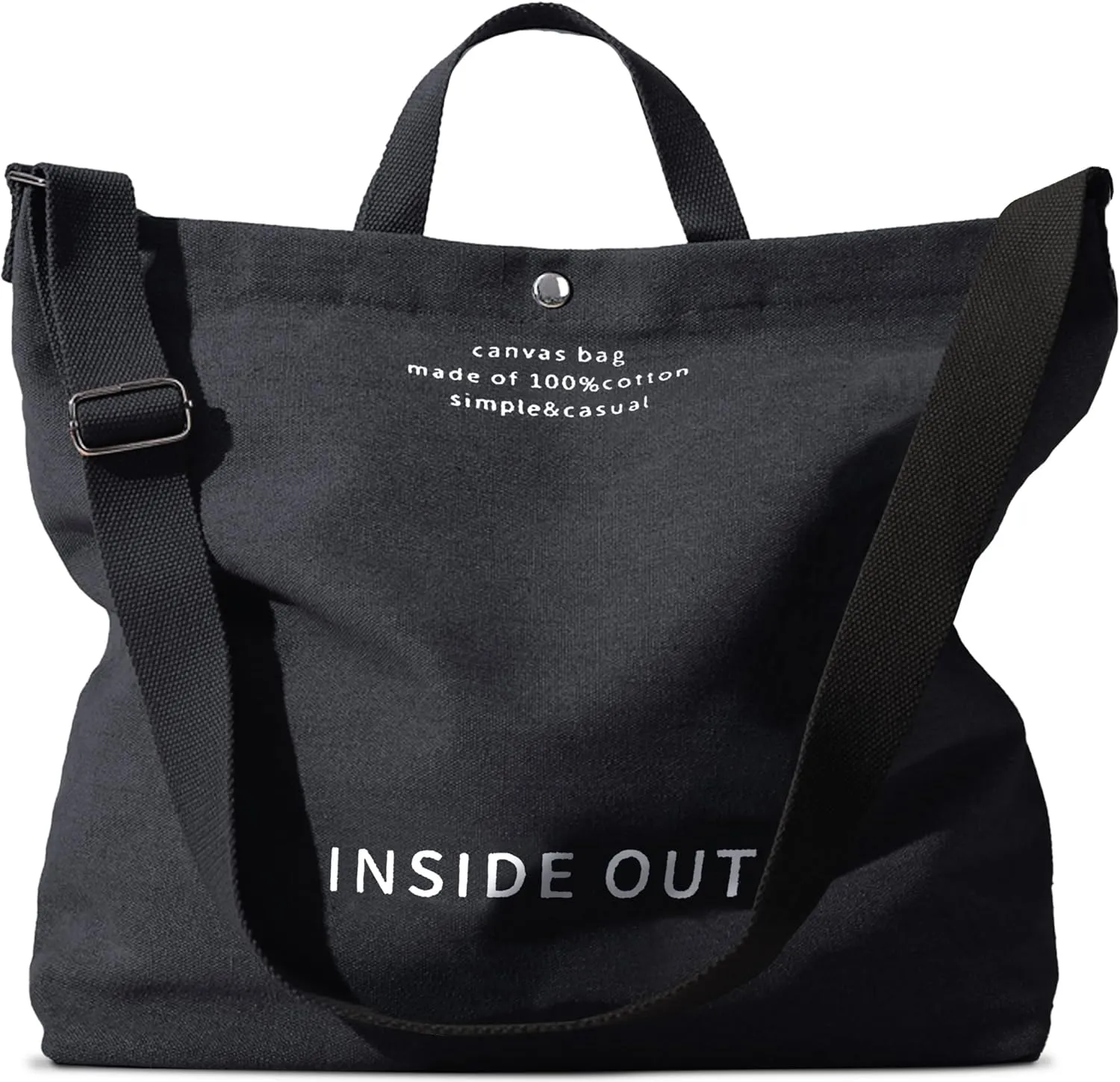 Large Tote Bag for Women, Canvas Bag Women Gift, Fashion Crossbody 16oz 100% Cotton Bag, Large Capacity Shoulder Bag