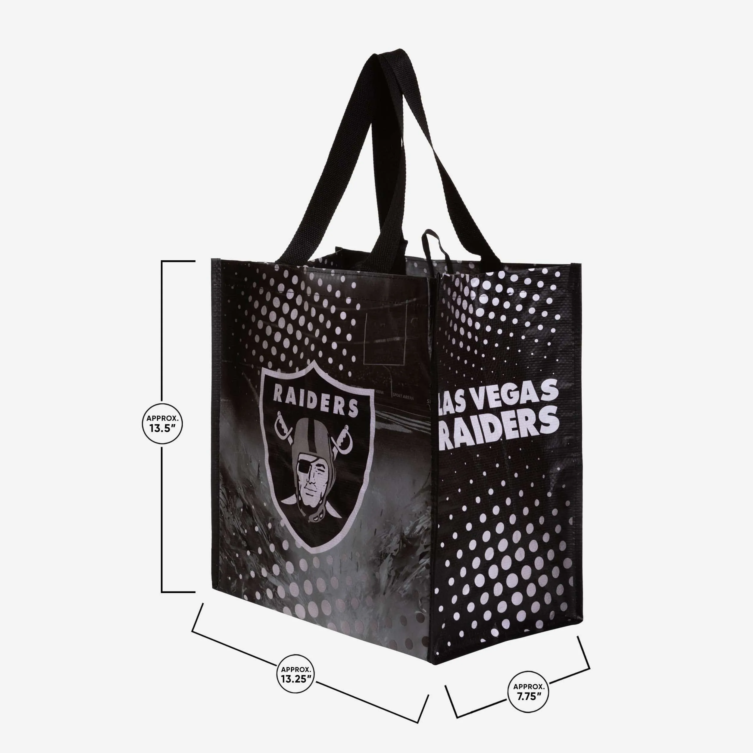 Las Vegas Raiders 4 Pack Reusable Shopping Bags