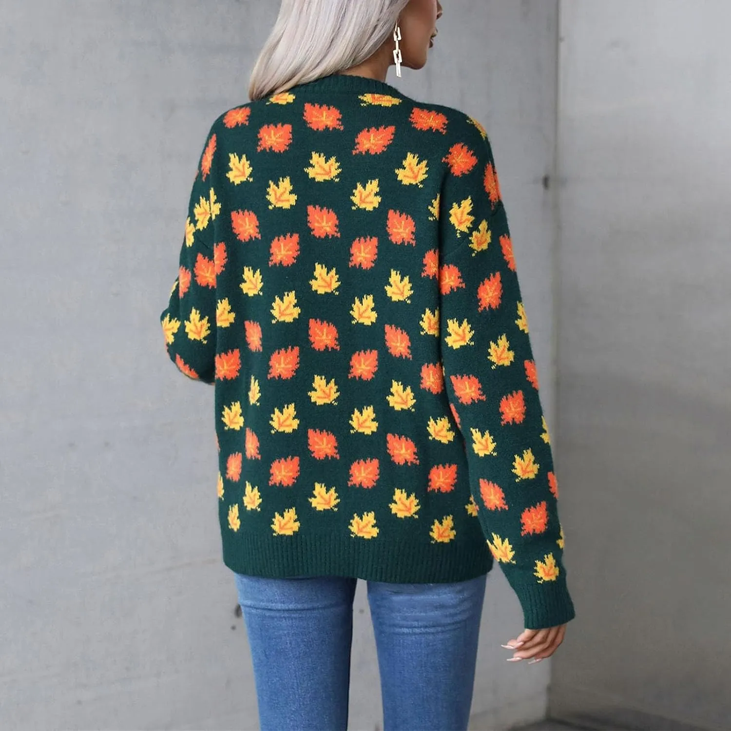 Lastesso Sweaters for Women Cute Chunky Knit Sweater Casual Crewneck Long Sleeve Fall Winter Fashion Vacation Clothes