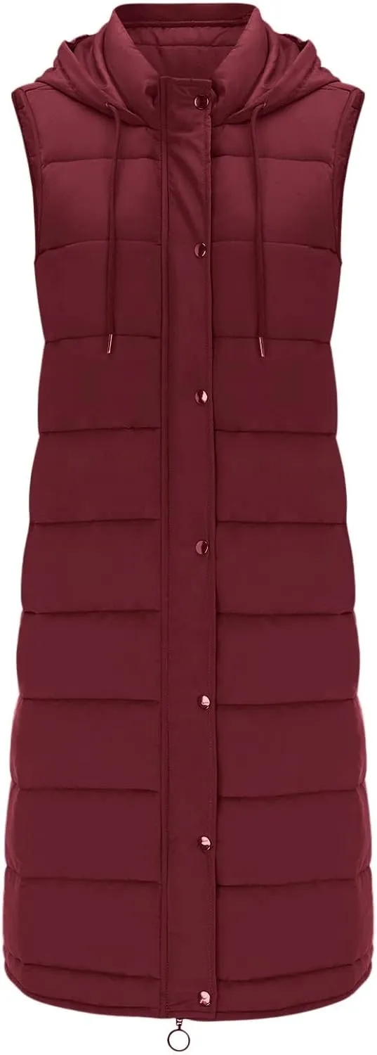 LCMTWX Womens Cardiagn Womens Winter Short Vest Lightweight Sleeveless Warm Jacket Down Vest Padded Vest Check Coat