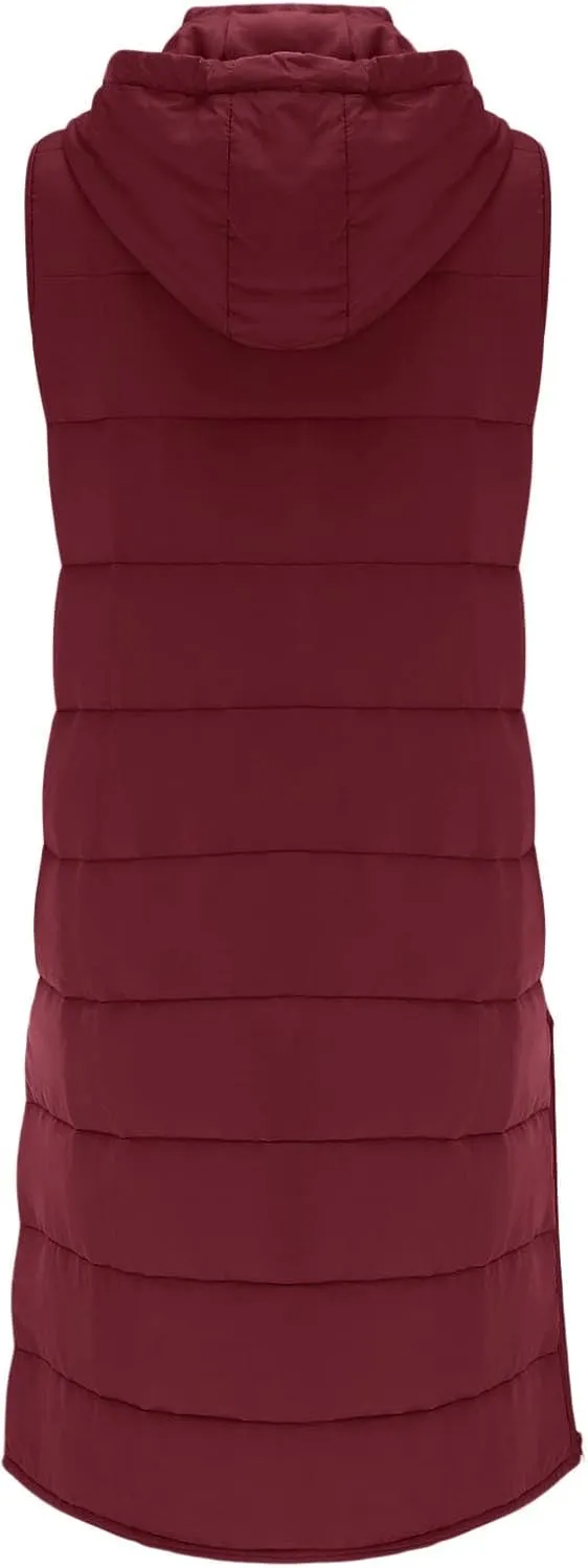 LCMTWX Womens Cardiagn Womens Winter Short Vest Lightweight Sleeveless Warm Jacket Down Vest Padded Vest Check Coat