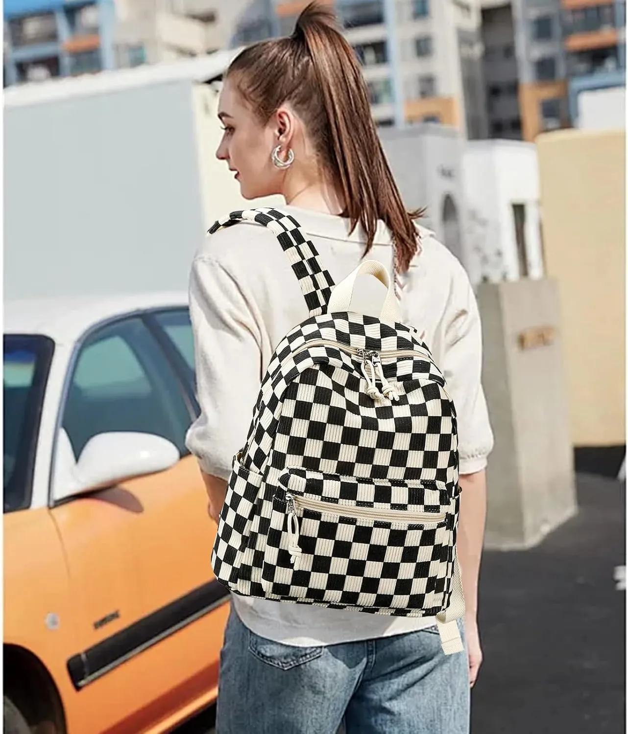 LEDAOU Mini Backpack Purse Cute Small Back pack with Wallet Backpacks for Women Grils Teens Daypack for Work Travel Daily