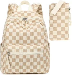 LEDAOU Mini Backpack Purse Cute Small Backpack with Wallet Backpacks for Women Grils Teens Daypack for Work Travel Daily