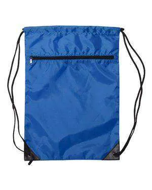 Liberty Bags Drawstring Zippered Cinch Sack - 8888