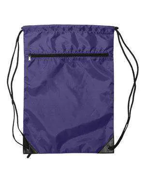 Liberty Bags Drawstring Zippered Cinch Sack - 8888