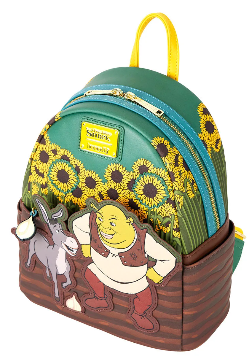 Loungefly Shrek Donkey In Brown Mini Backpack