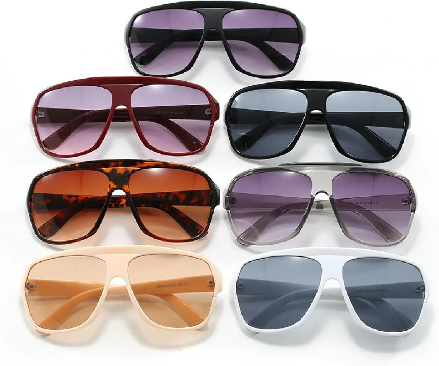 Luxury Sunglasses Women Oversized Sunglass Men Summer Traveling Fishing Driving Shades Male Uv400
