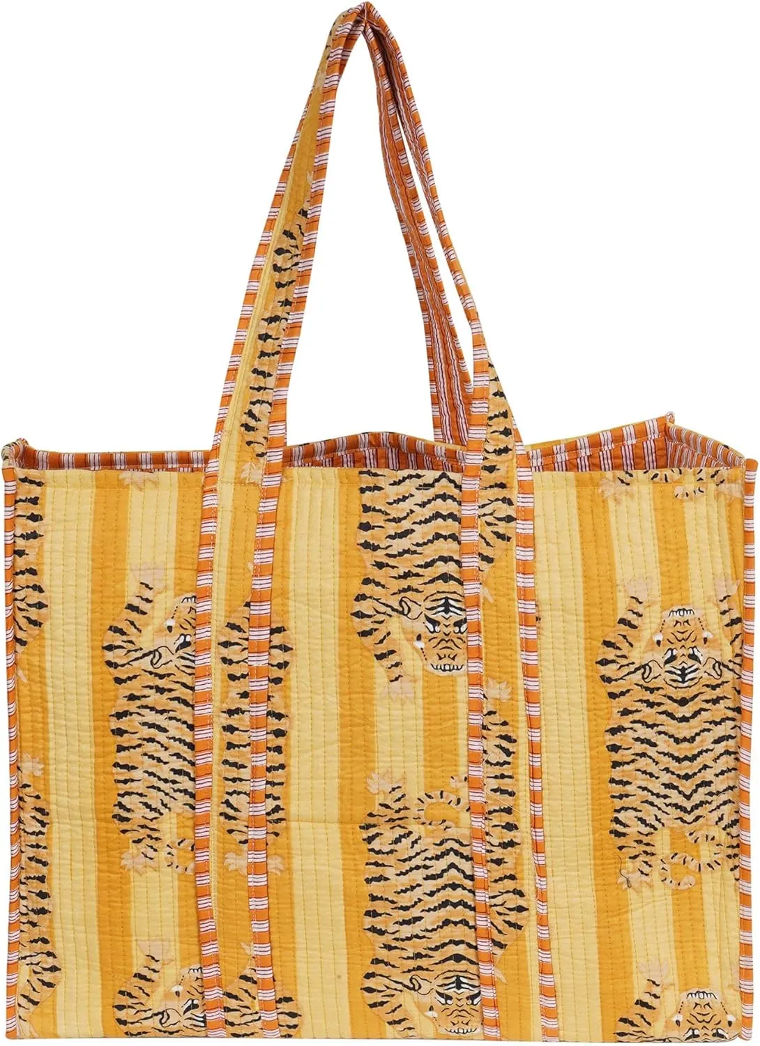 Marubhumi Women Lightweight Travel Bag Purse Cotton Shoulder Tote Bag For Shopping Grocery & Beach Bag