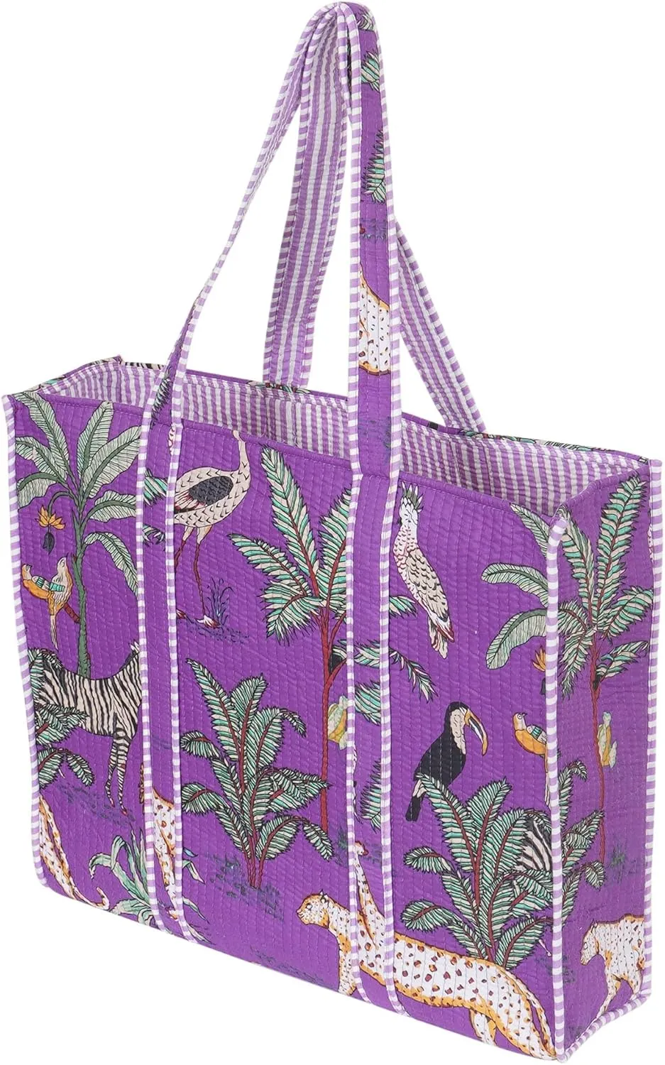 Marubhumi Women Lightweight Travel Bag Purse Cotton Shoulder Tote Bag For Shopping Grocery & Beach Bag