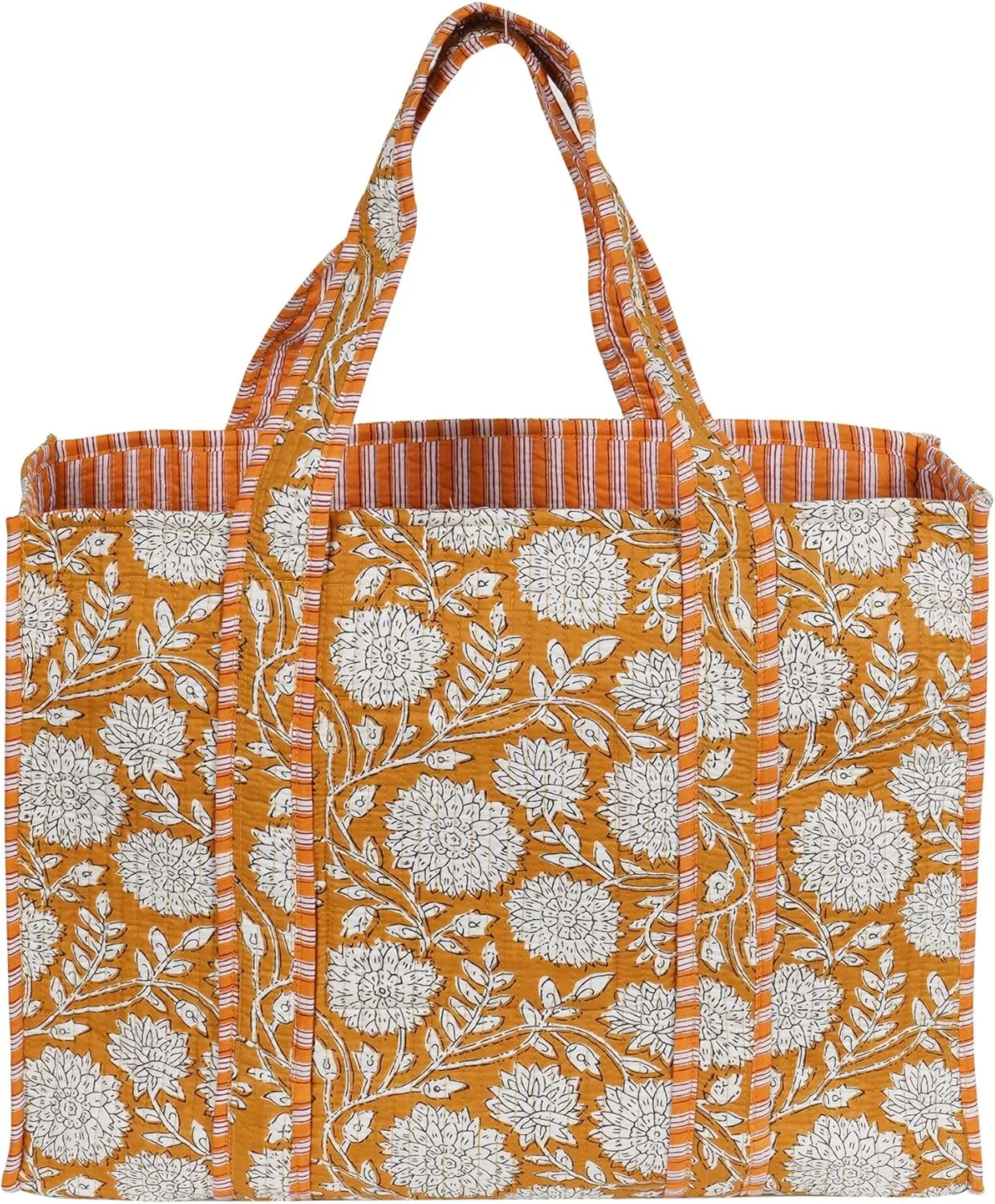 Marubhumi Women Lightweight Travel Bag Purse Cotton Shoulder Tote Bag For Shopping Grocery & Beach Bag