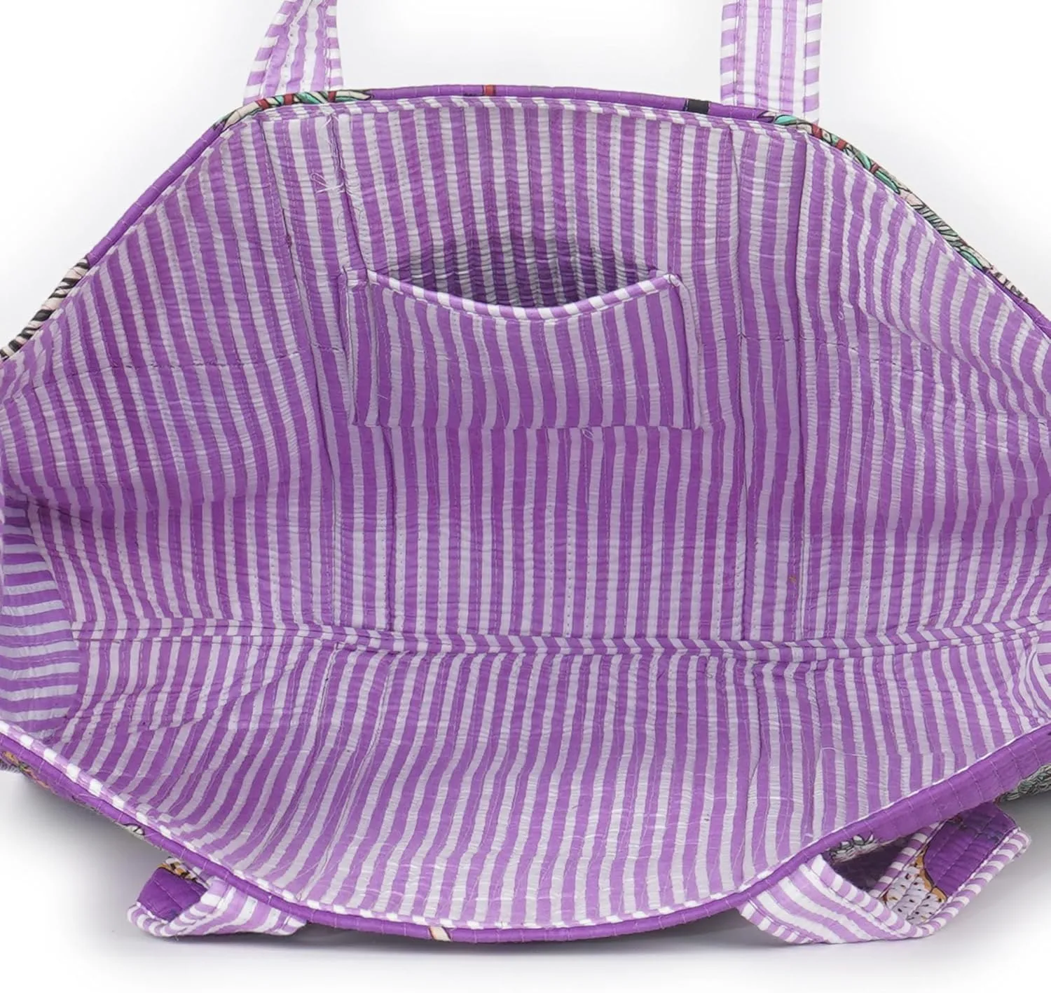 Marubhumi Women Lightweight Travel Bag Purse Cotton Shoulder Tote Bag For Shopping Grocery & Beach Bag
