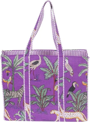 Marubhumi Women Lightweight Travel Bag Purse Cotton Shoulder Tote Bag For Shopping Grocery & Beach Bag