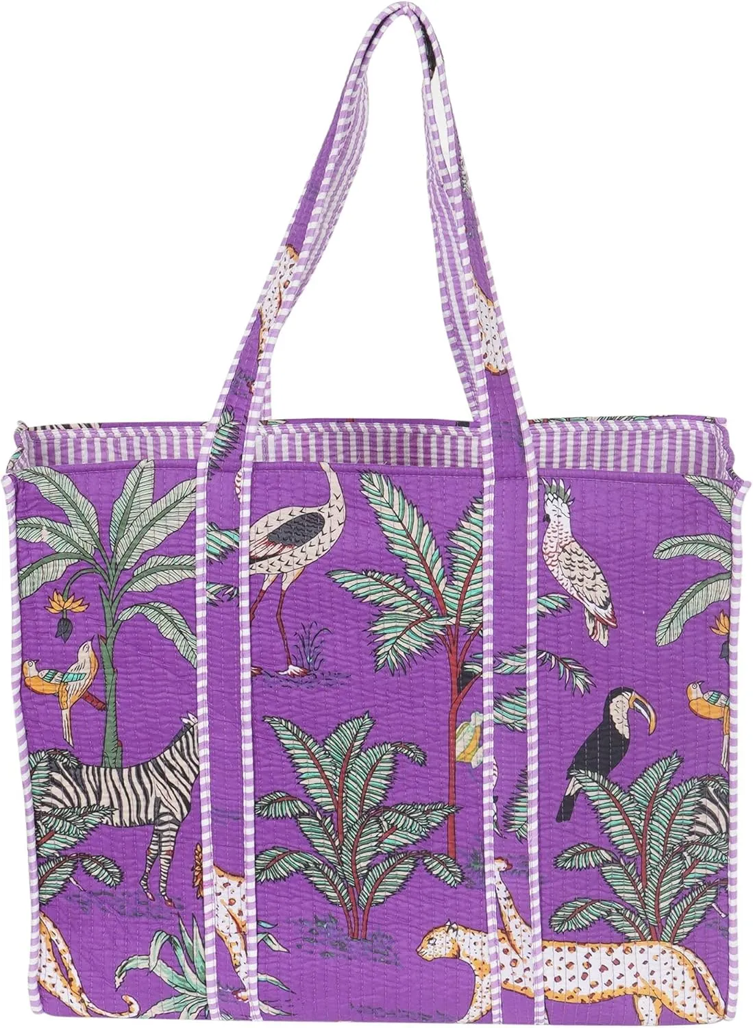 Marubhumi Women Lightweight Travel Bag Purse Cotton Shoulder Tote Bag For Shopping Grocery & Beach Bag