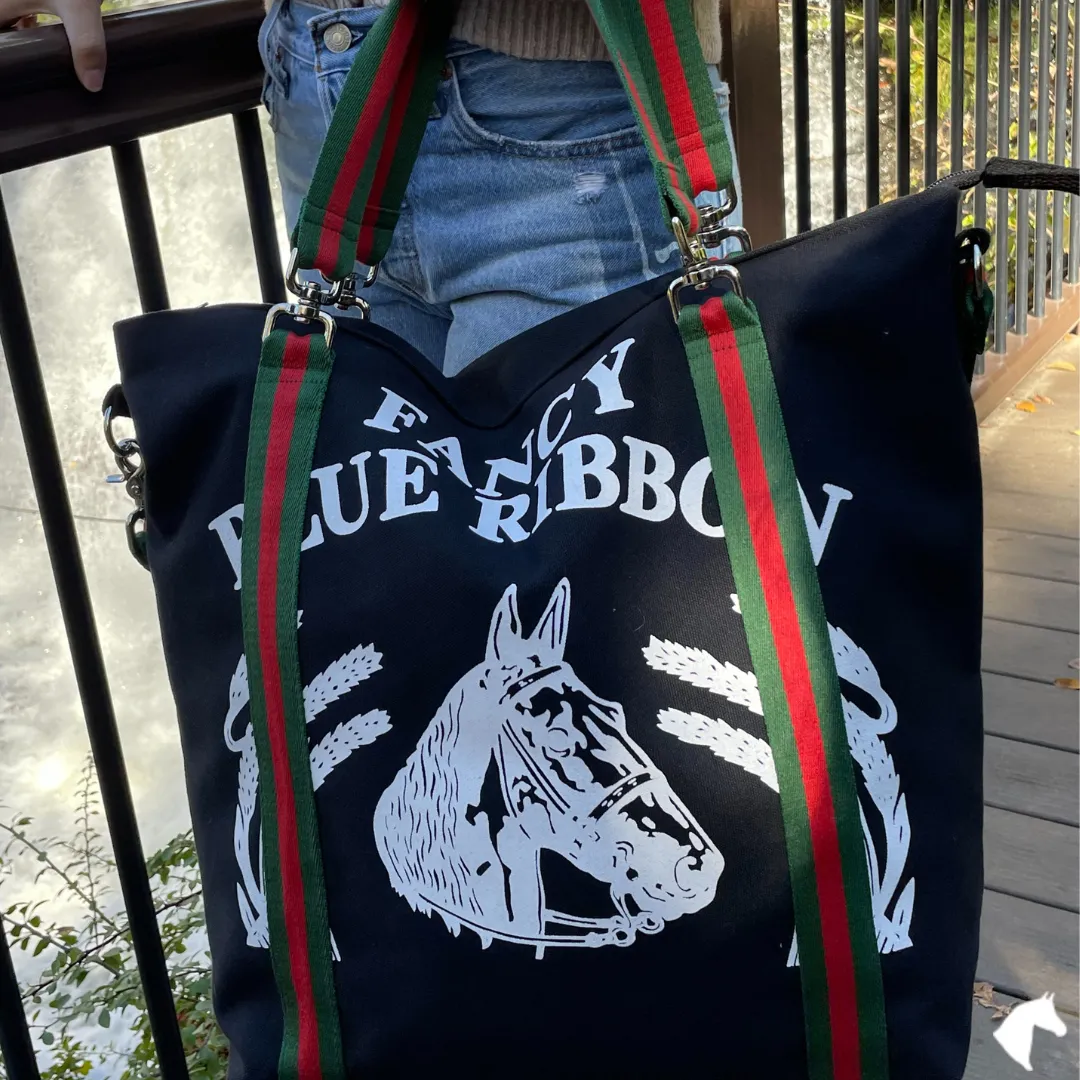 Mary Ann Fancy Blue Ribbon Tote