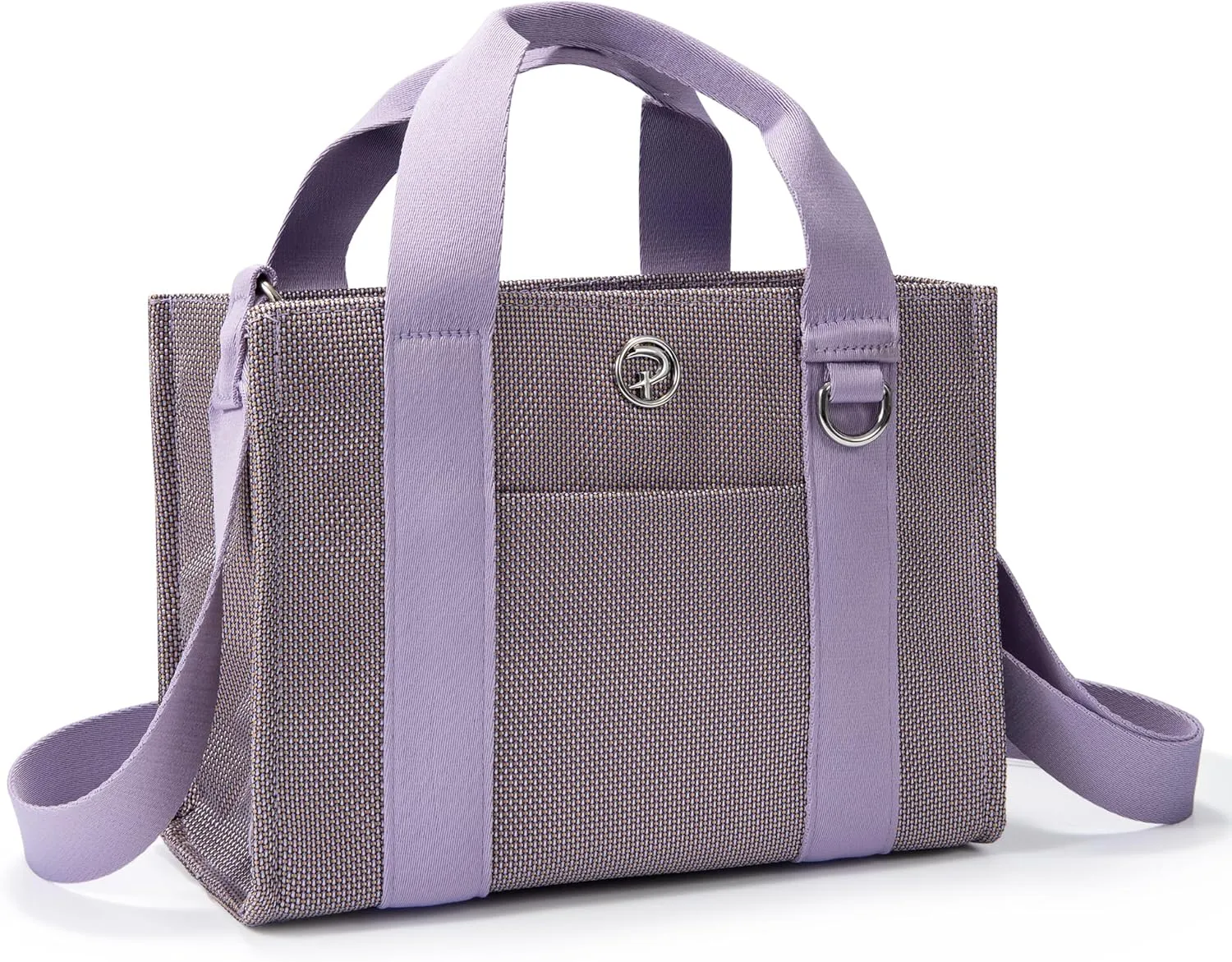 Medium Canvas Tote Bag for Women, Crossbody Satchel Bag with Adjustable Strap, Travel Purse, Work Handbag, and Everyday Bag