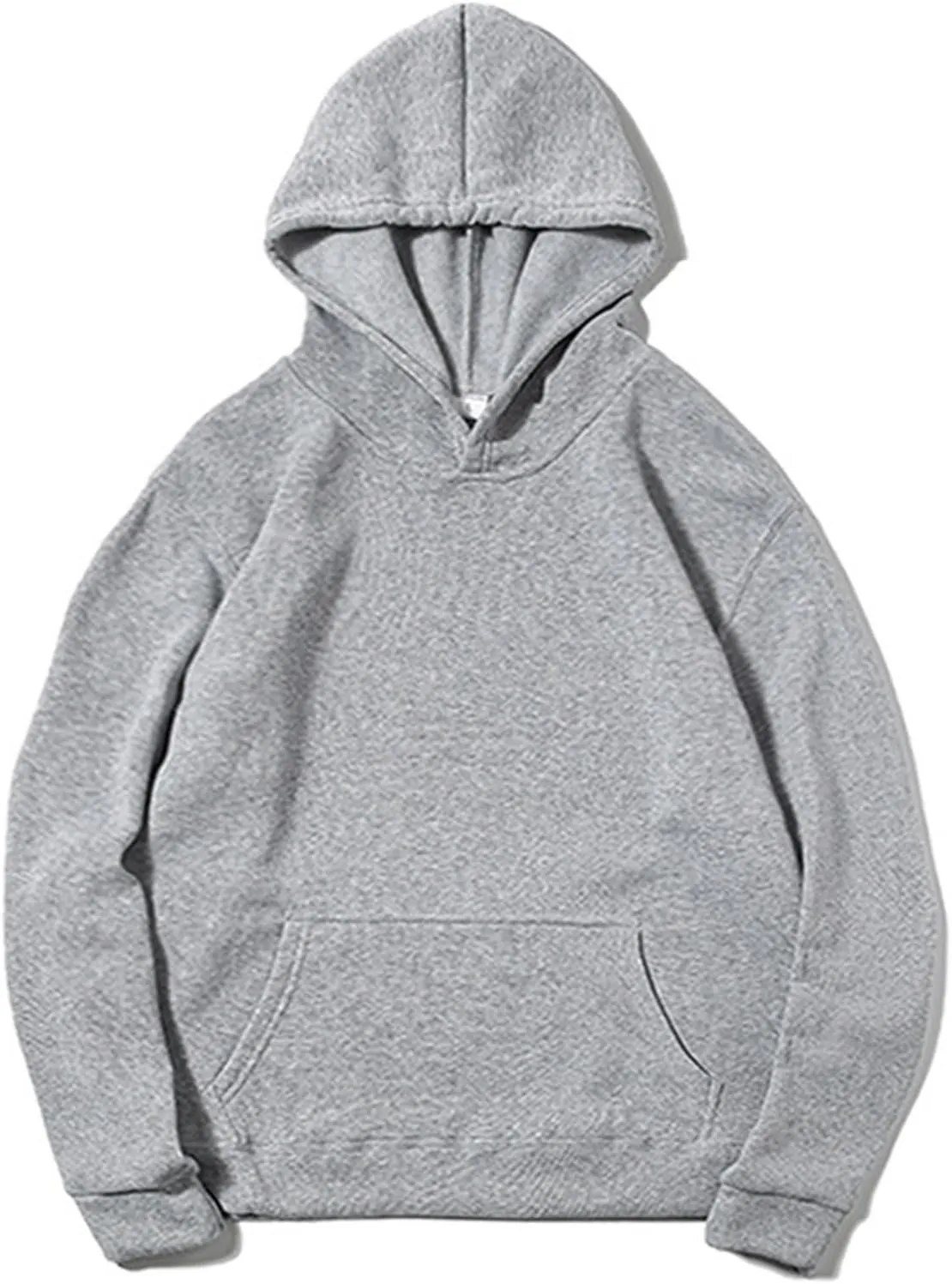Mens Lightweight Pullover Hoodie Loose Solid Long Sleeve Hooded Sweatshirts Couples Streetwear Hoodies Unisex Shirts