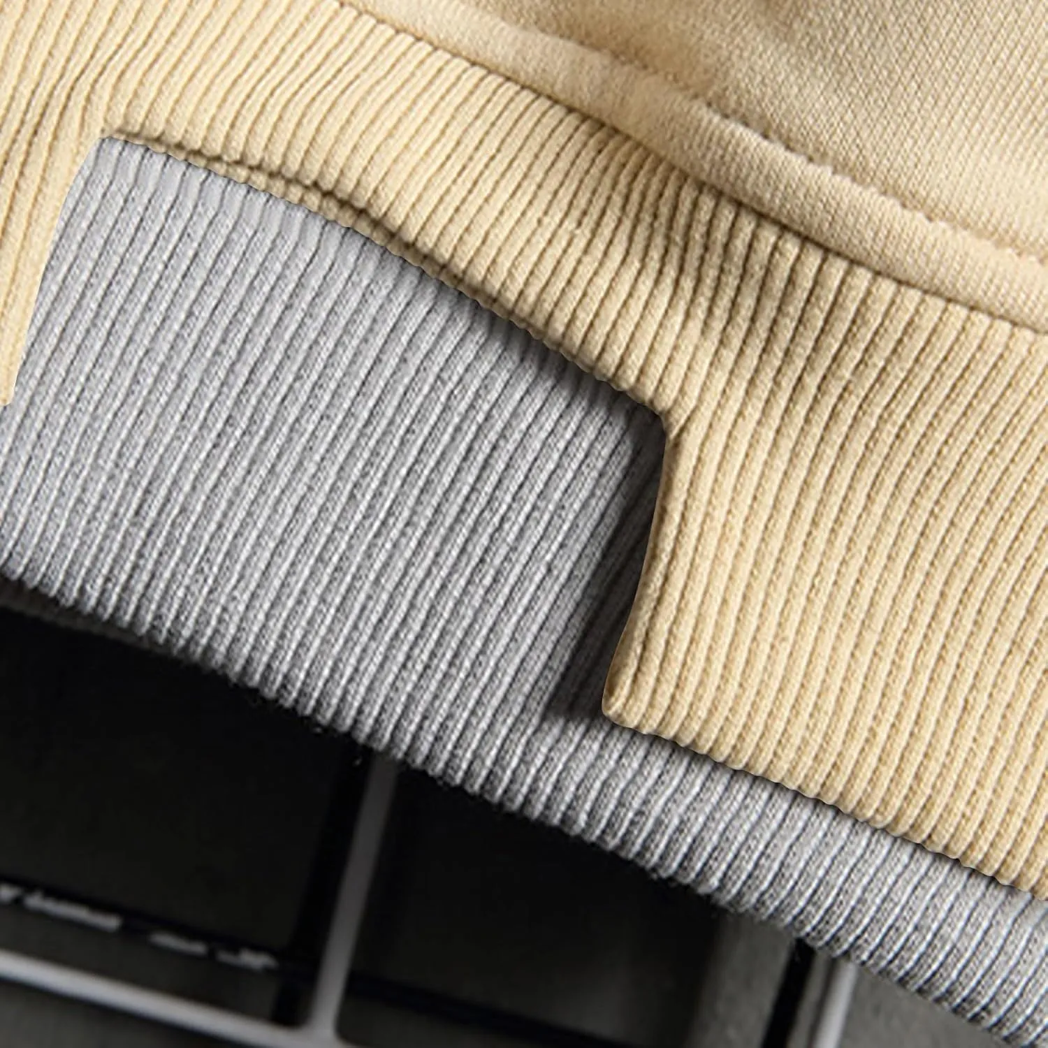 Mens Sweatshirt Long Sleeve Drawstraing Casual Pullover Hoodies Color Block Loose Comfy Sweatshirts