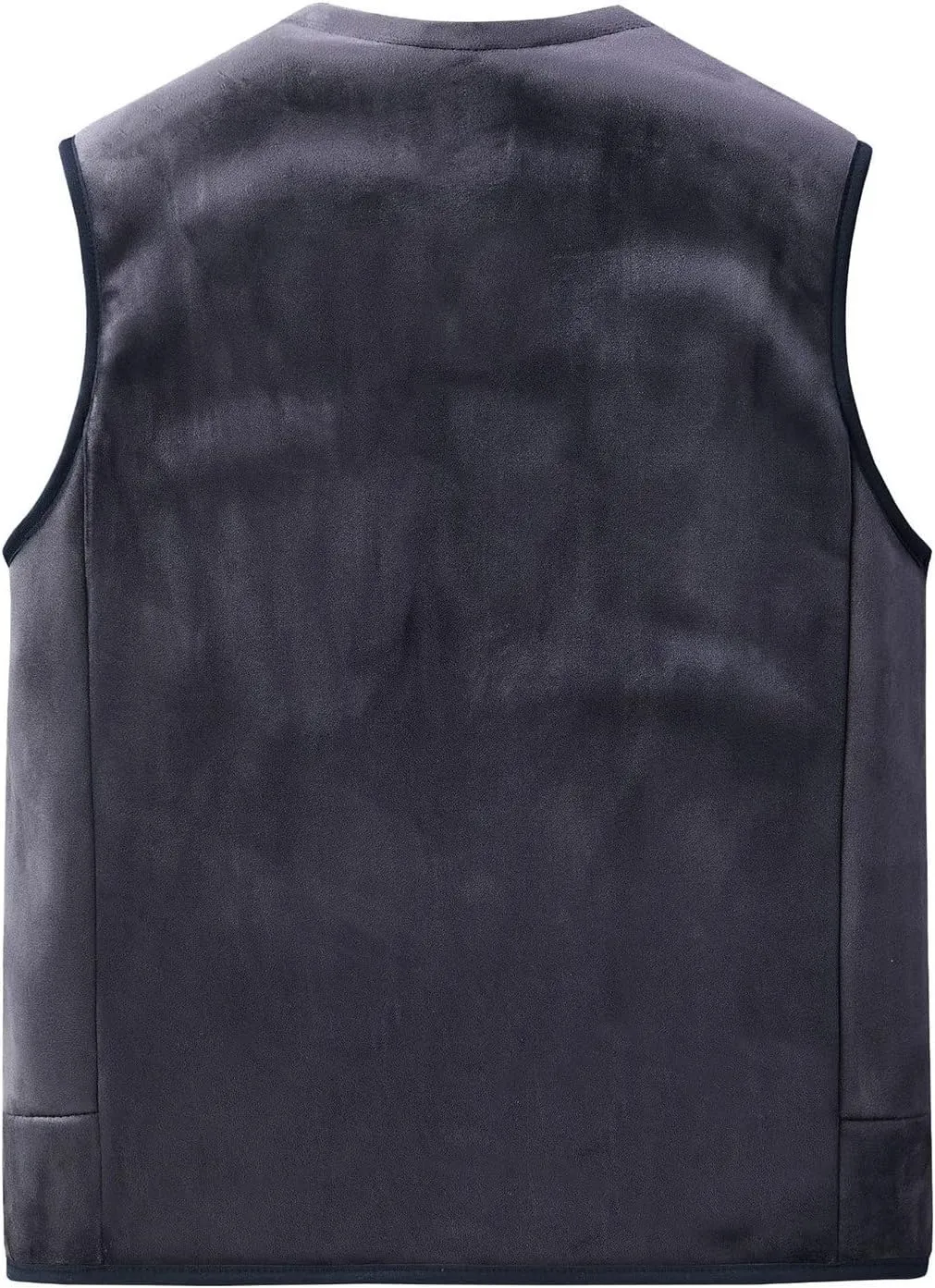 Men's Thicken Winter Vest,Lightweight Fleece Vest Outwear Sherpa Lined Full Zip Sleeveless Jacket Coats with Pocket