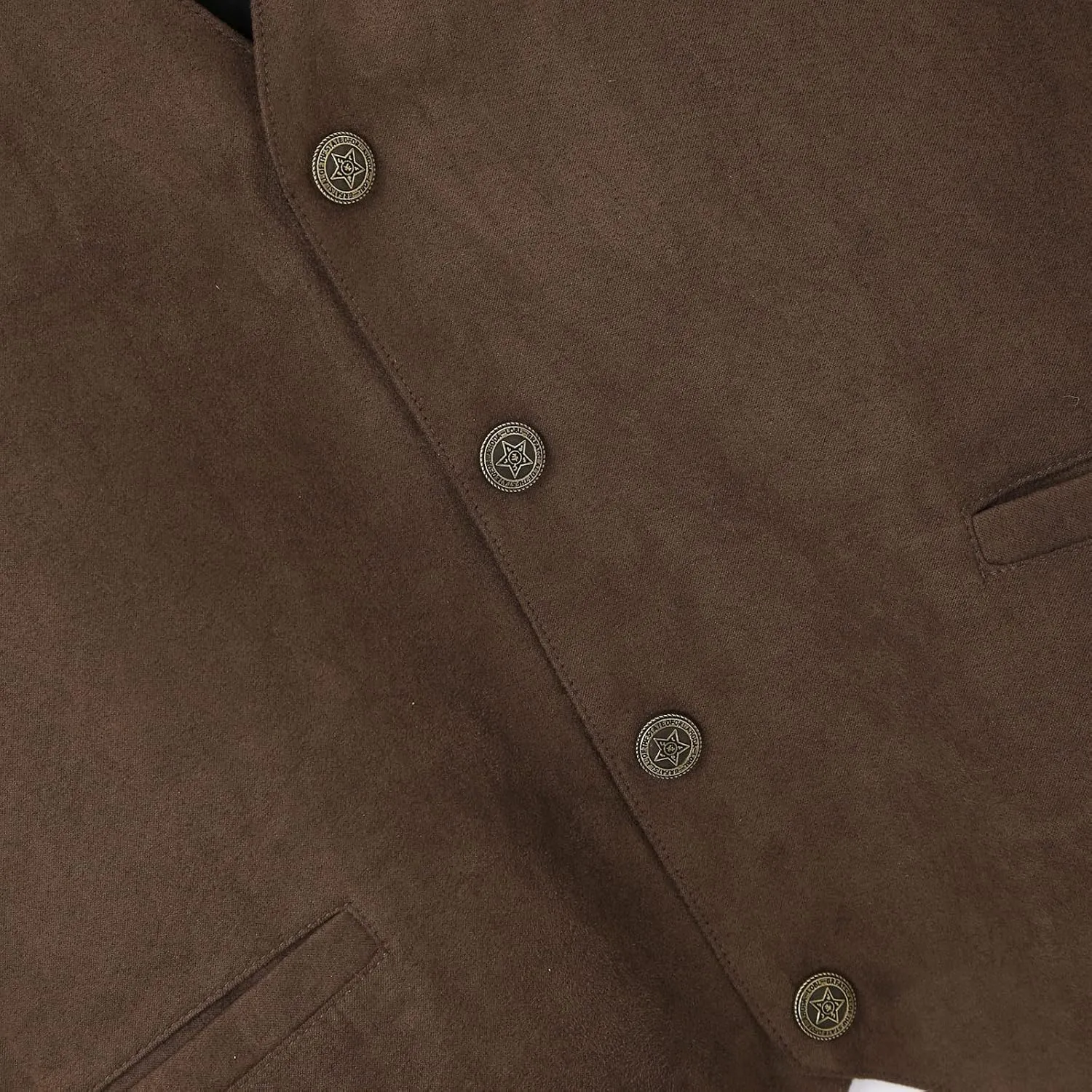 Mens Vests Leather V Neck Pocket Retro Color Vest Blouse With Button Purple Vest Brown Vest Men Black Mens Dress