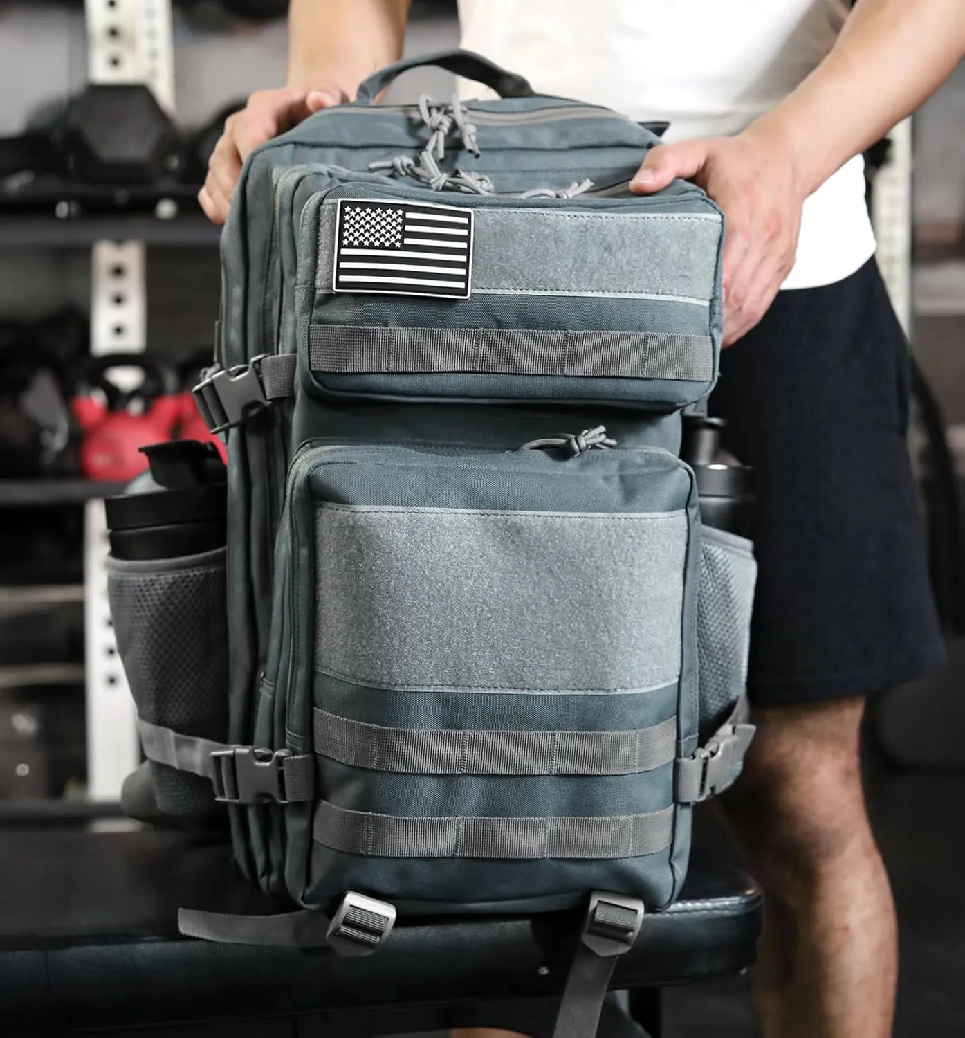 Military Tactical Backpack for Men 45L Molle Army 3 Days Assault Pack Bug Out Bag Water Resistant