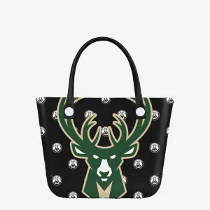 Milwaukee Bucks Big Logo Mini Print Tailgate Tote Bag