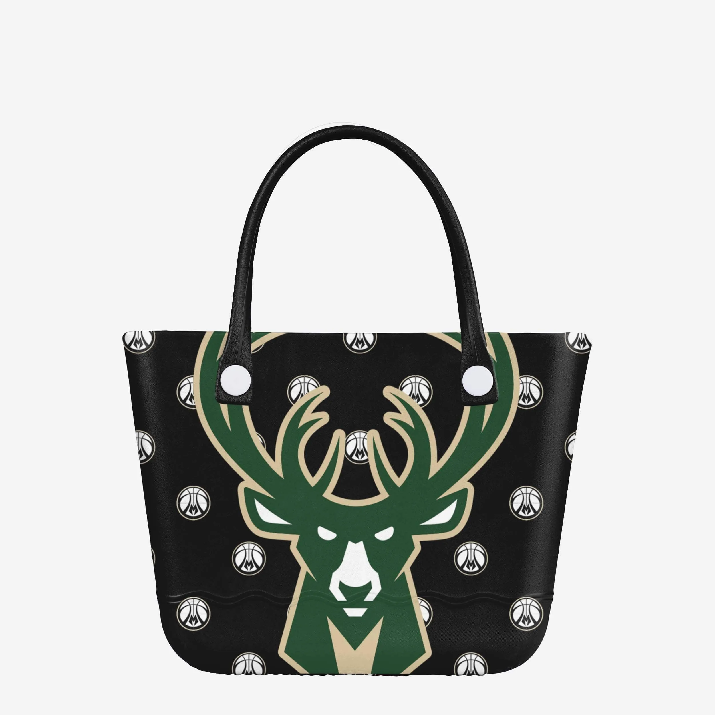 Milwaukee Bucks Big Logo Mini Print Tailgate Tote Bag