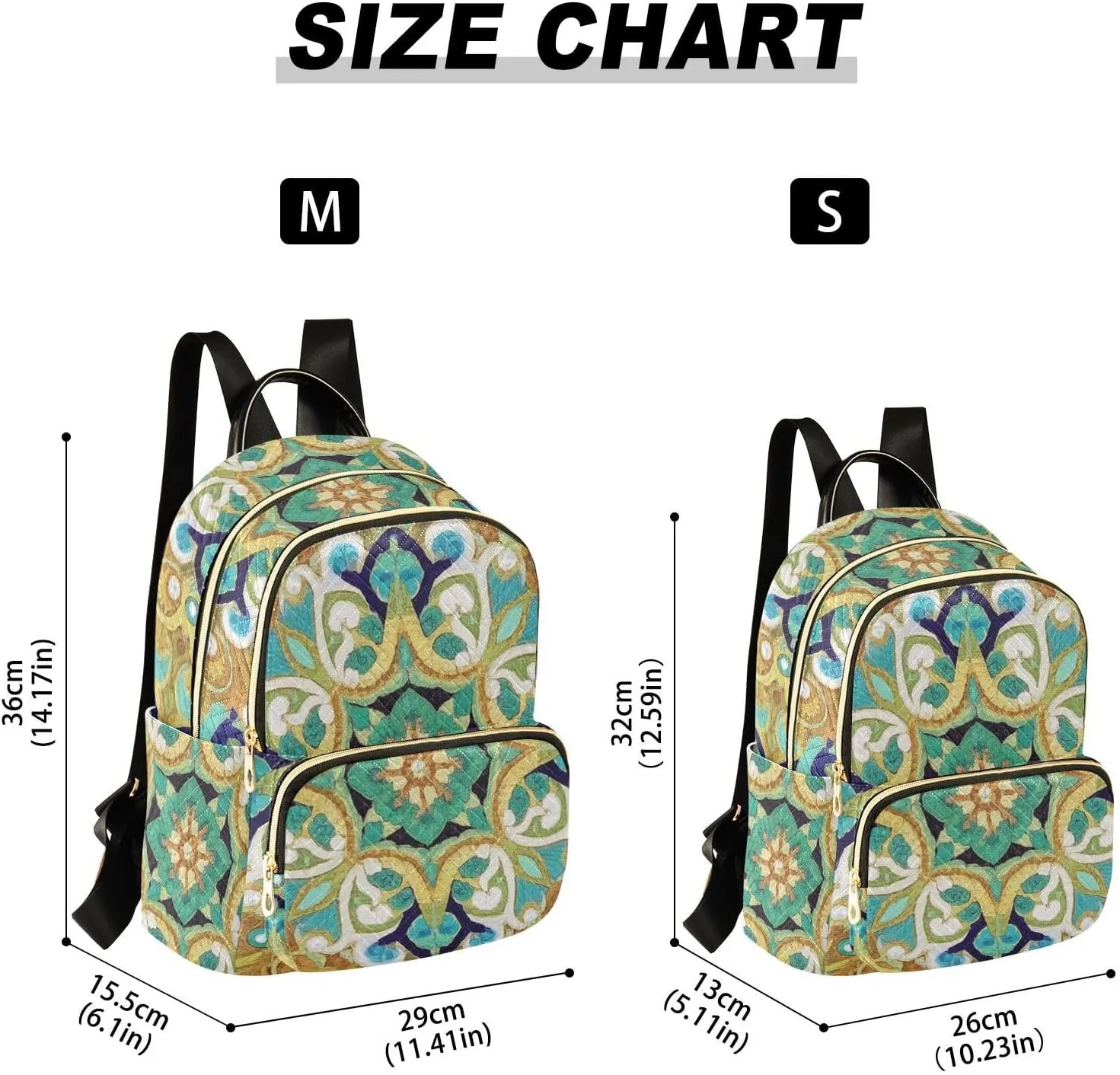 Mini Backpack Quilted Purse for Womens Small Backpack Daypack Embroider Design for Travel Daily Work,Multi2