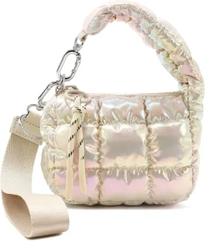 Mini Quilted Wristlet Bag for Women, Puffer Handbags,Evening Bags,Charm Lipstick Bag,Cute bag Charm for Gift